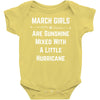 March Girls Baby Onesie