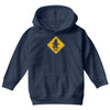 big foot xing big foot crossing sasquatch Youth Hoodie