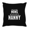 Only The Best Moms Get Promoted To Nanny Throw Pillow