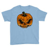 skull pumpkin Youth Tee