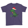 christmas dinosaur Youth Tee