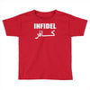 infidel t shirt  english retro cool Toddler T-shirt