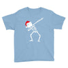 skeleton dabbing christmas Youth Tee
