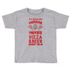 horror movies, pizza and beer Toddler T-shirt