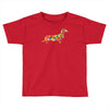 dachshund flower 2 Toddler T-shirt