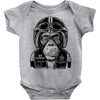monkey in the motorcycle Baby Onesie