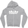 id rather be fishing Zipper Hoodie