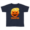 trumpkin funny donald trump pumpkin Toddler T-shirt