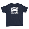 space alien qr code Youth Tee