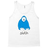 new! mens 'sloth' Tank Top