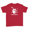 drummer drum kit indie rock music Youth Tee