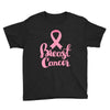 breast cancer pink ribbon Youth Tee