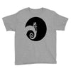 nightmare before christmas black logo Youth Tee