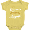 queens are born in august Baby Onesie