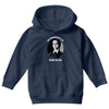 on wednesdays we wear black Youth Hoodie