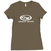 black t shirt grady white fishing Ladies Fitted T-Shirt