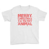 merry christmas ya filthy animal Youth Tee