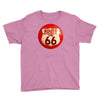 route 66 sign distressed, ideal birthday gift or present Youth Tee