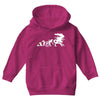 alien evolution   mens funny Youth Hoodie