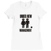 under new management stag night wedding mens Ladies Fitted T-Shirt