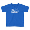 the rodfather   mens funny fishing Toddler T-shirt