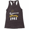 queens are born in 1981 Racerback Tank