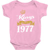 kings are born in 1977 Baby Onesie