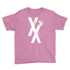 mgk t xx shirt flower black rose .. Youth Tee