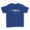 banksy style ak47 art   funny Youth Tee