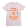 I am a Leukemia Cancer Survivor - What's Your Superpower? Ladies Fitted T-Shirt