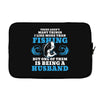 Fishing Husband Laptop cover