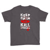 Keep Calm And Kill Zombies Youth Tee