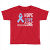 hope love cure stomach cancer awareness Toddler T-shirt