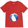 Blue Beachball Baby Boy V-Neck Tee