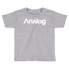 analog white logo Toddler T-shirt