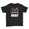 Halloween Kings Are Born In May Youth Tee