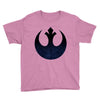 rebel logo with space pattern Youth Tee