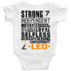 Strong Independent Motivated Leo Baby Onesie