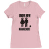 under new management stag night wedding mens Ladies Fitted T-Shirt