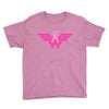 breast cancer wonder woman Youth Tee