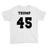 Trump 45 jersey number Youth Tee