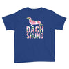 dachshund floral Youth Tee