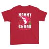 mommy shark doo doo doo family matching Youth Tee