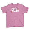 blessed sister with flower white color Youth Tee