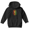 new! men's rasta vibe lion Youth Hoodie
