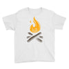 camp &amp; bonfire Youth Tee
