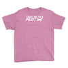 trust me, i'm a pilot   captain airplane flight crew plane airport tee Youth Tee