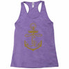anchored faith Racerback Tank