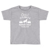 chill hungry wolf Toddler T-shirt