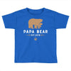 papa bear Toddler T-shirt